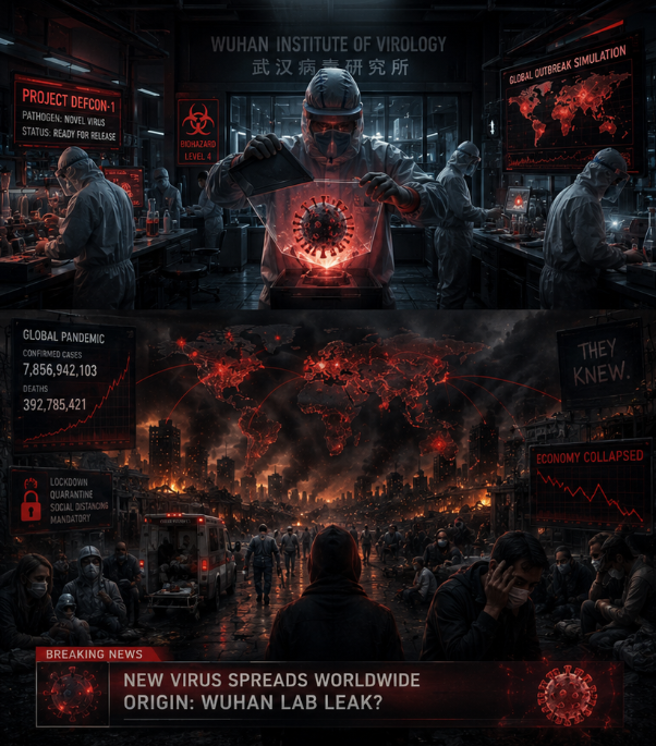 Dark 2020 pandemic timeline scene